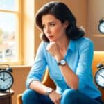 Feeling the pressure as her biological clock keeps ticking, she contemplates her next steps amidst the relentless passage of time