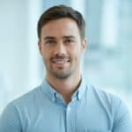 Sperm donor in the UK portrait in a fertility clinic photo