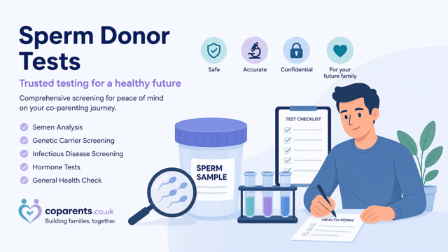 sperm donor tests including semen analysis genetic screening and health checks