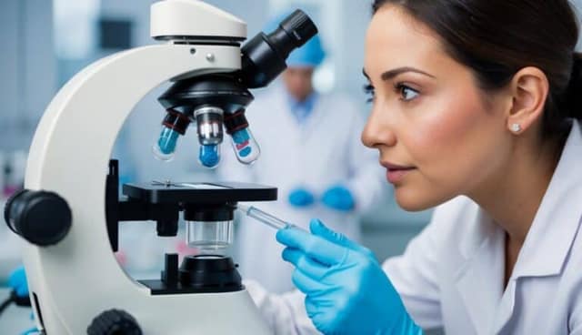 Laboratory fertilisation procedure illustrating IVF success