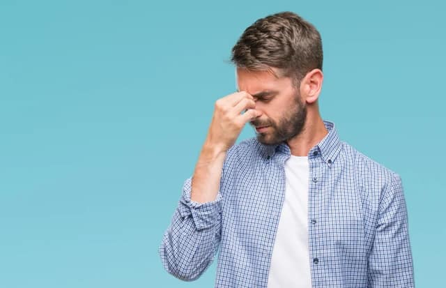 Man stressed about low sperm count