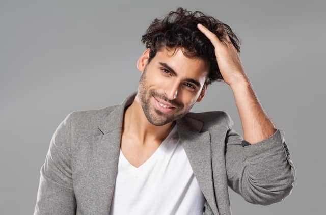 Sperm donor conception: young man portrait representing sperm donor profile