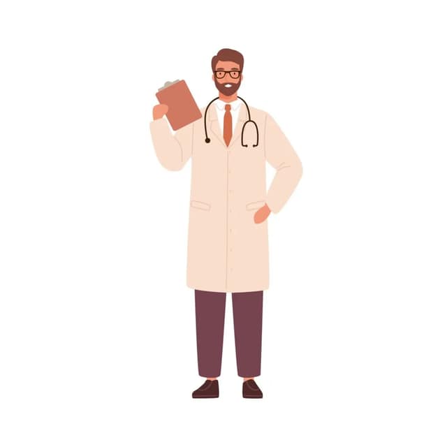 Doctor reviewing family medical history