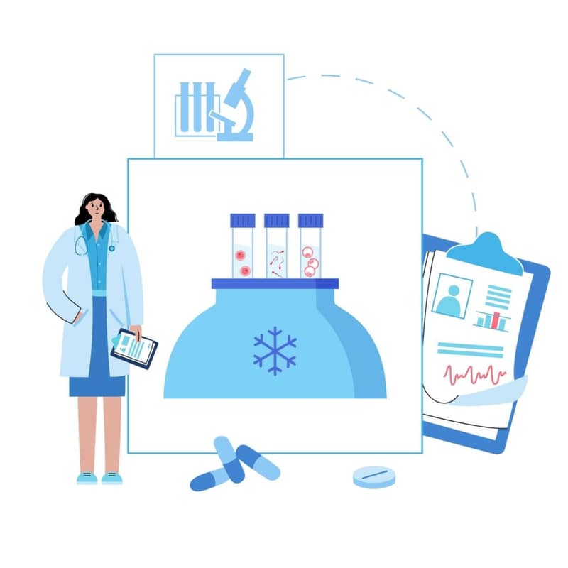 Illustration of fertility treatment used to explain UK fertility costs