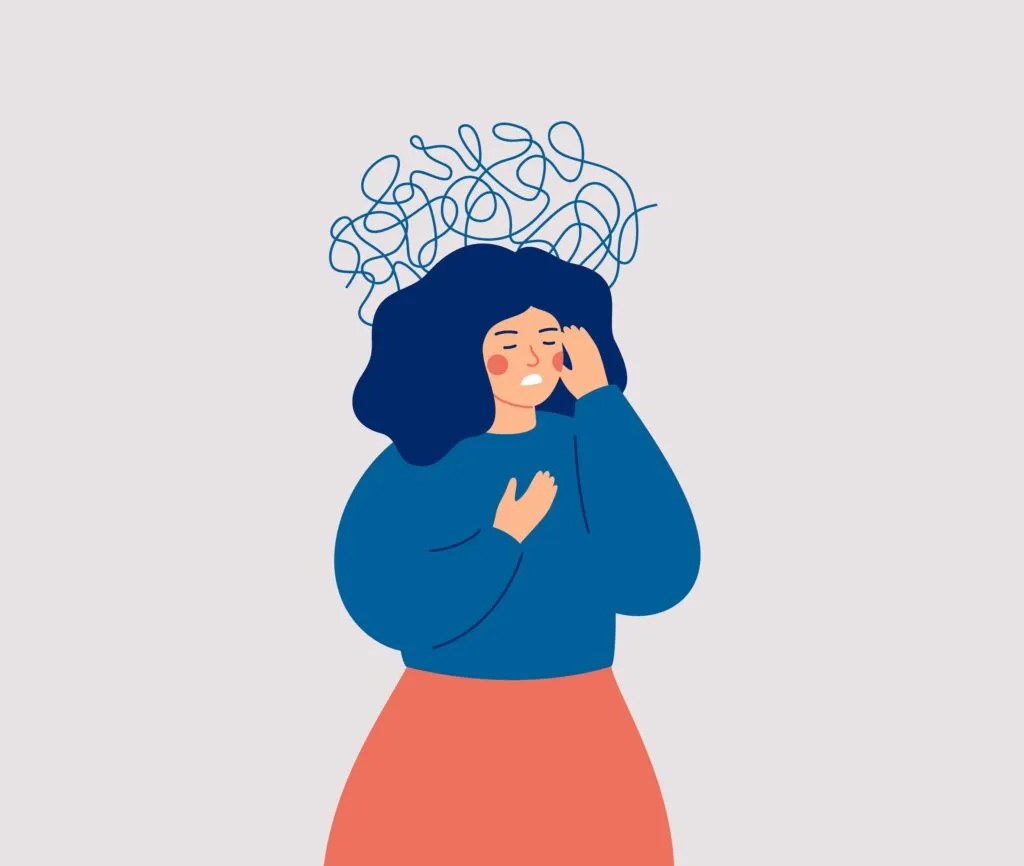 Woman experiencing nausea as one of the common pregnancy symptoms