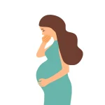Hyperemesis gravidarum pregnant woman experiencing severe nausea