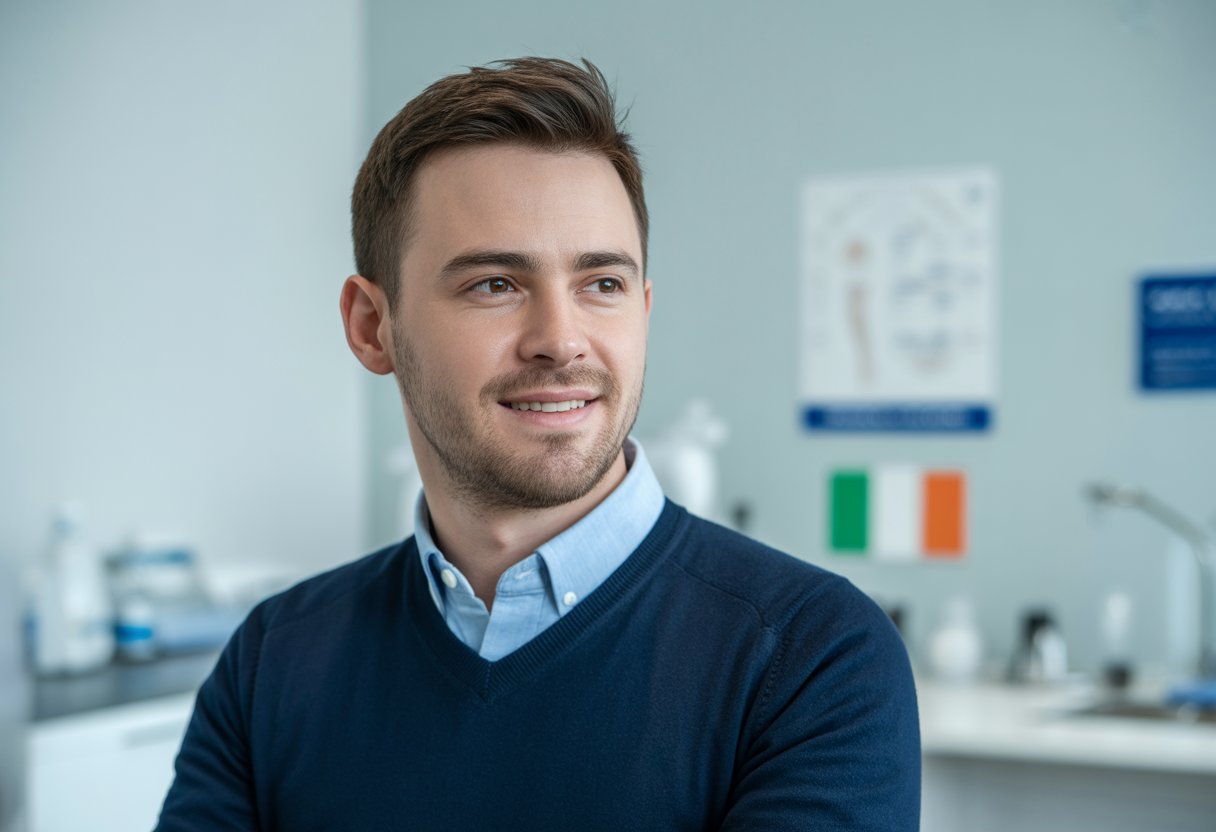 Sperm donor in Ireland portrait in a fertility clinic photo